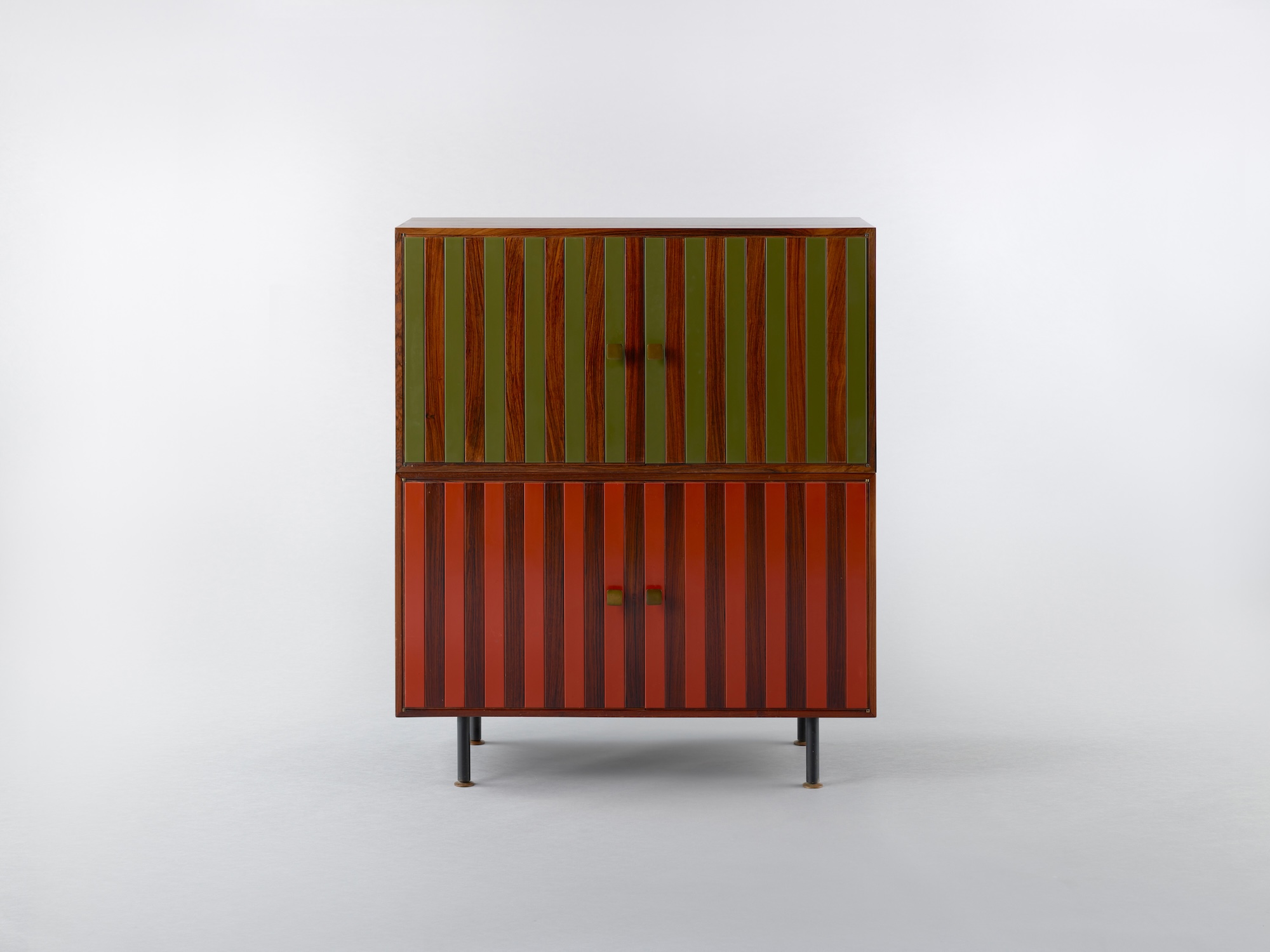 Ettore SOTTSASS, Double-bodied Sideboard (Model MS. 120), 1959 (design) /1959 (produced by Poltronova), Artizon Museum, Ishibashi Foundation © Erede Ettore Sottsass