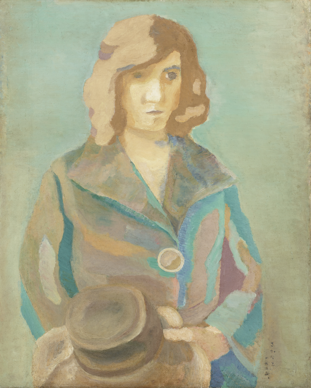 SAKAMOTO Hanjiro, Woman with a Hat, 1923, Artizon Museum, Ishibashi Foundation