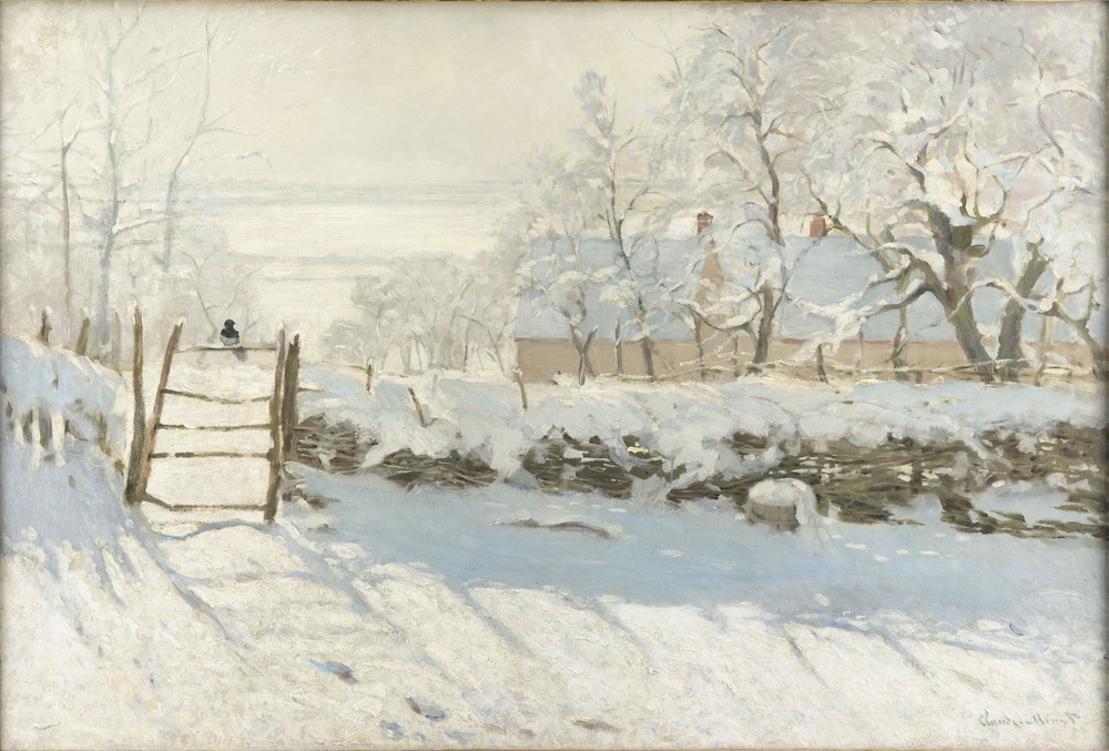 Claude MONET, The Magpie, 1868-69, Oil on canvas, Musée d’Orsay  Photo © GrandPalaisRmn (musée d’Orsay) / Adrien Didierjean / distributed by AMF