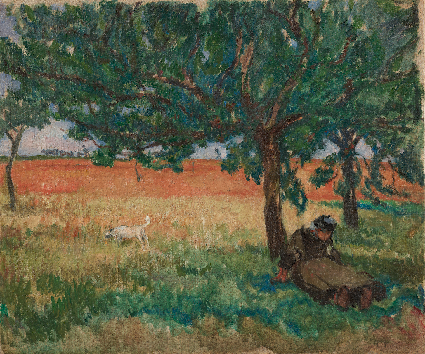 MITSUTANI Kunishiro, Landscape in Brittany, c.1913, Artizon Museum, Ishibashi Foundation