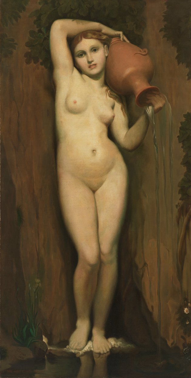 TAKATA Rikizo, Copy after Fountain by Jean-Auguste-Dominique Ingres, 1938, Artizon Museum, Ishibashi Foundation