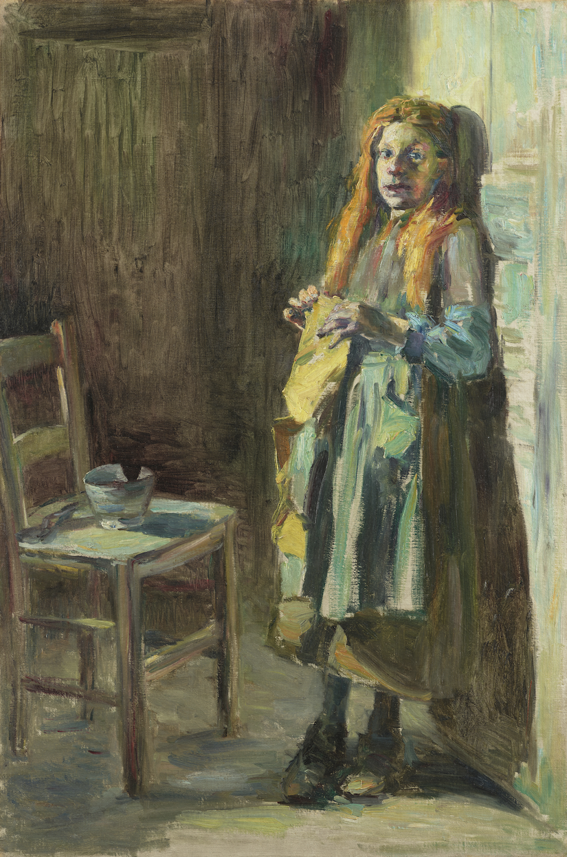 KURODA Seiki, Girl of Bréhat, 1891, Artizon Museum, Ishibashi Foundation