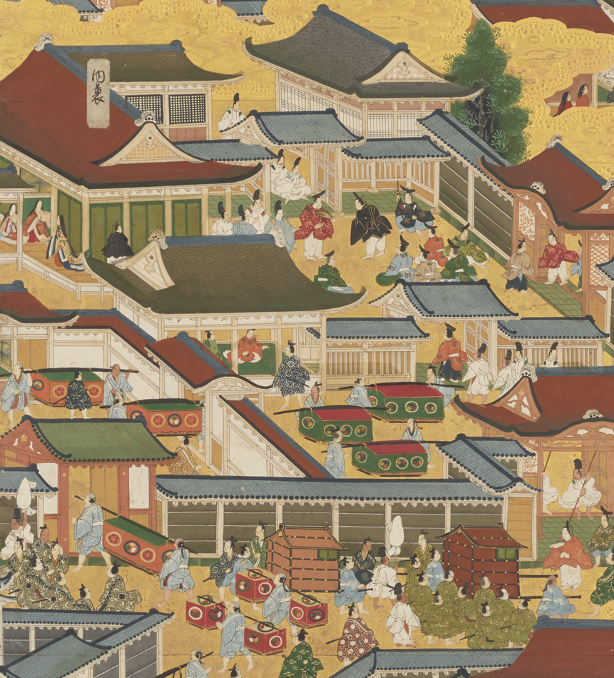 Views in and around the City of Kyoto (detail), Edo period, 17th century, Artizon Museum, Ishibashi Foundation On view: 2/7–4/2