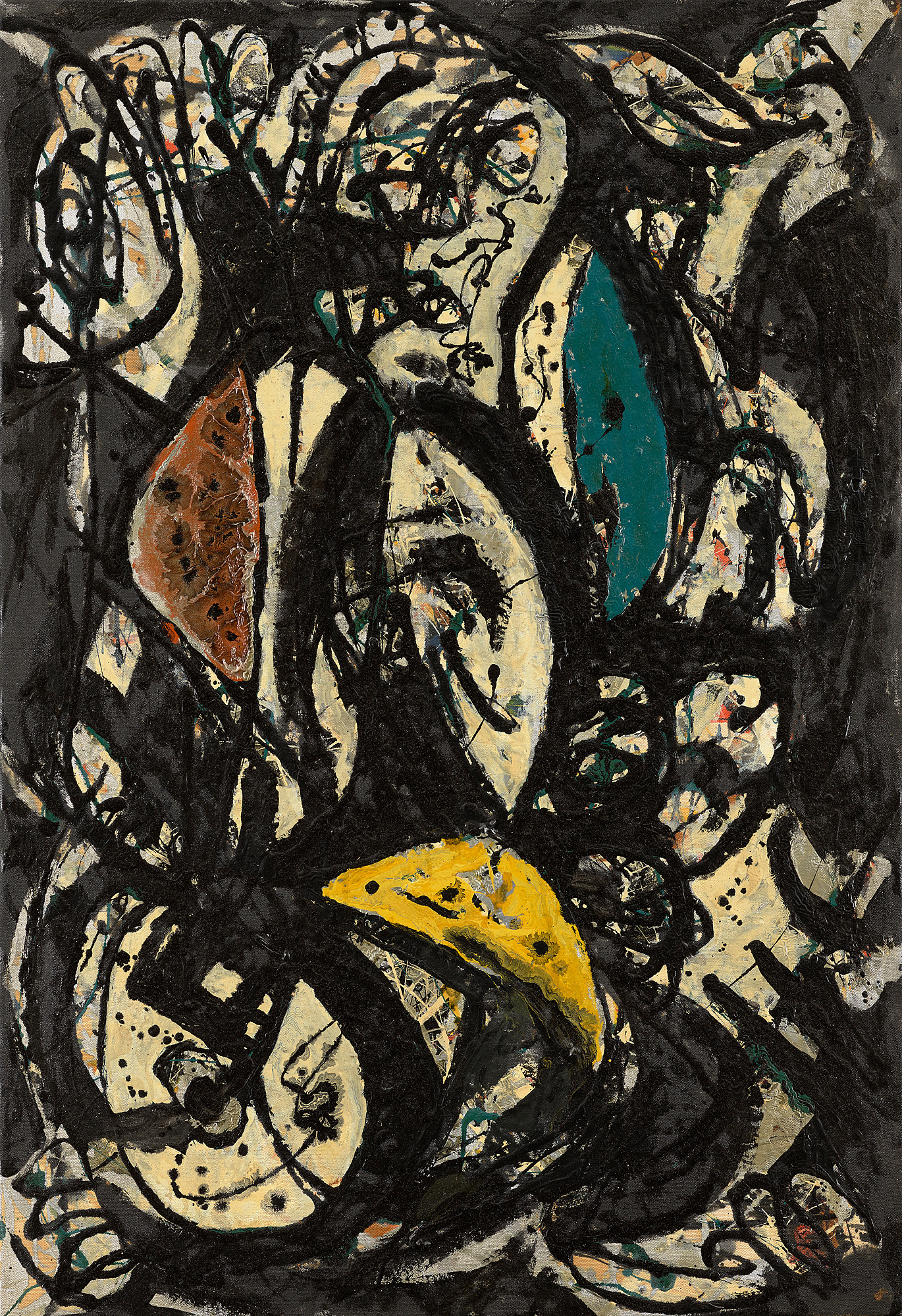 Jackson POLLOCK, Number 2, 1951, 1951, Artizon Museum, Ishibashi Foundation