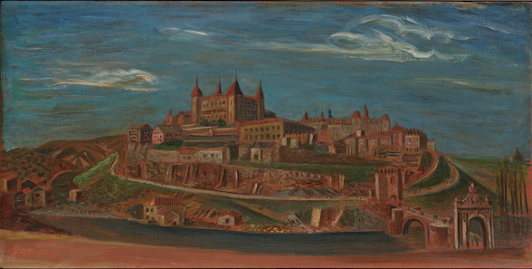 KOJIMA Zenzaburo, Landscape in Toledo, c.1928, Artizon Museum, Ishibashi Foundation