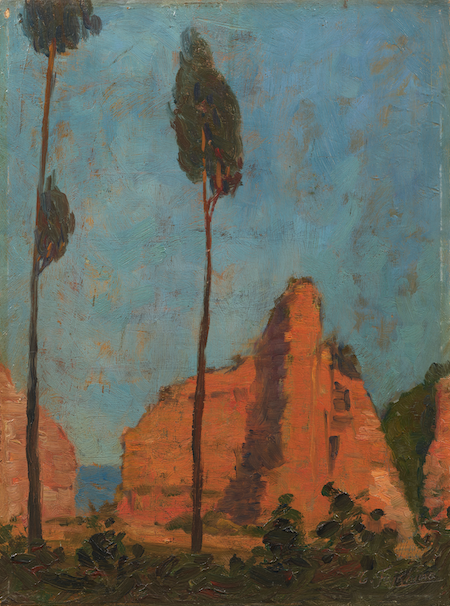 FUJISHIMA Takeji, Ruins in Rome, 1908-09, Artizon Museum, Ishibashi Foundation