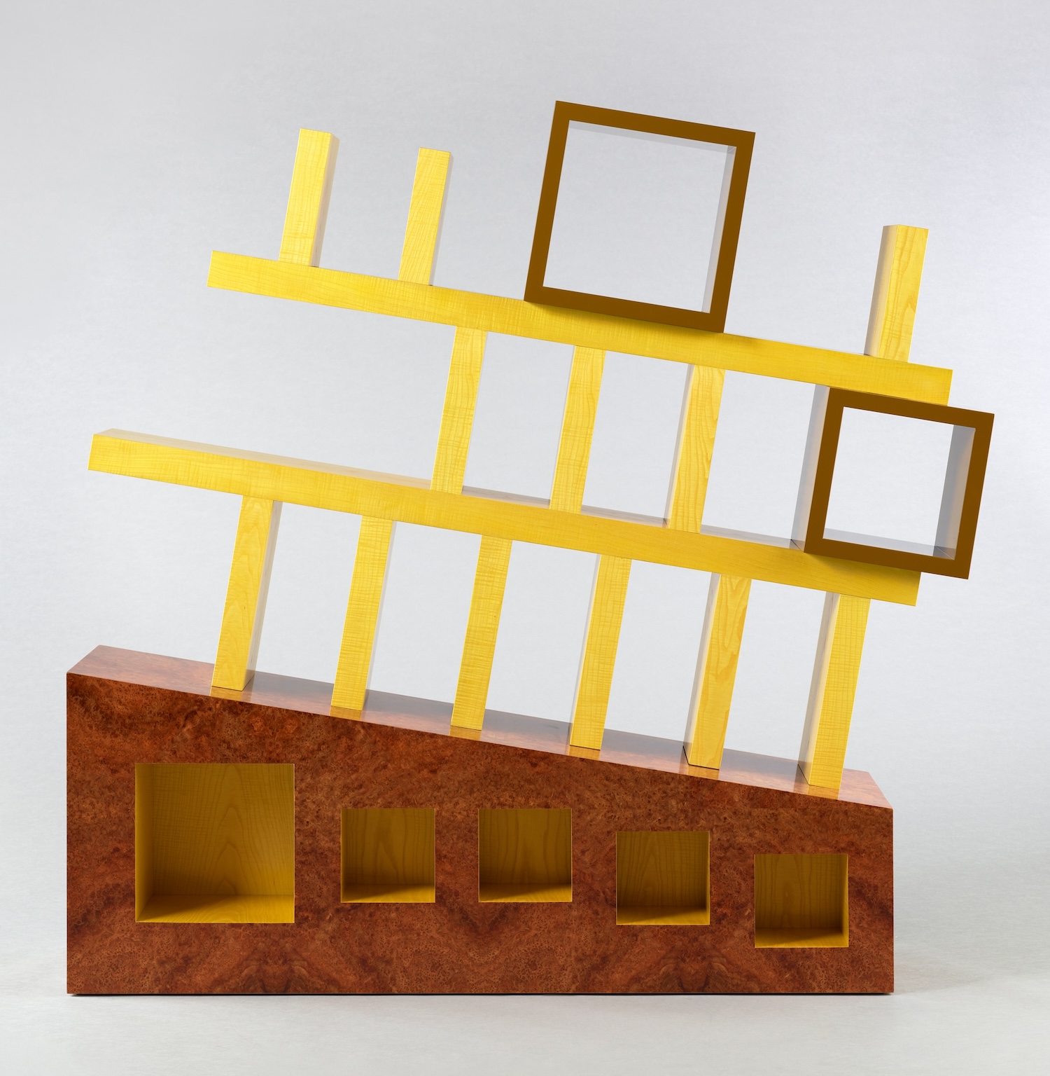 Ettore SOTTSASS, Cabinet No.8, 1994 (design) /1994 (produced by Gallery Mourmans), Artizon Museum, Ishibashi Foundation © Erede Ettore Sottsass