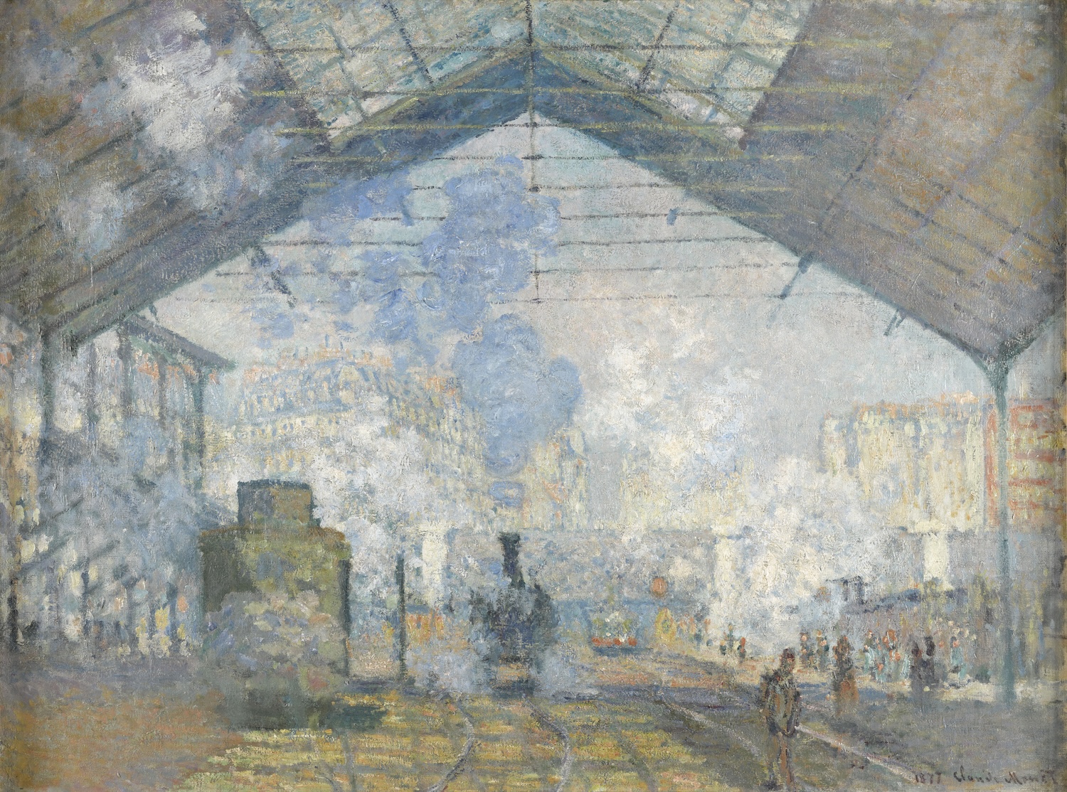 Claude MONET, Saint-Lazare Station, 1877, Oil on canvas, Musée d’Orsay  Photo © GrandPalaisRmn (musée d’Orsay) / Benoît Touchard / distributed by AMF