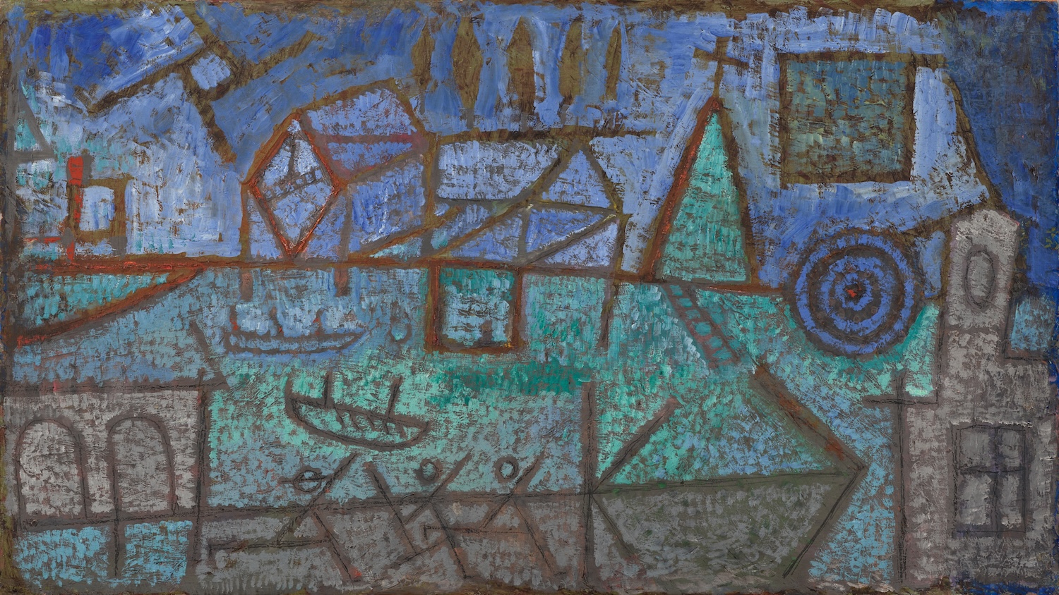パウル・クレー《小さな港》1937年、石橋財団アーティゾン美術館